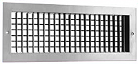 Model 520D-Double Deflection Louvered Supply Grilles with a Dampers