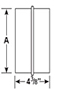 Dimensional Drawing for Pipe Coupling - Male/Male